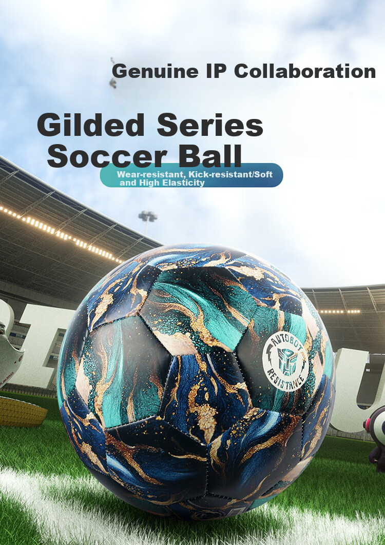ProSelect Children's Soccer Ball Size 5 PU Durable Machine-Stitched Training Competition Student Exam Standard Football GTF127M 1