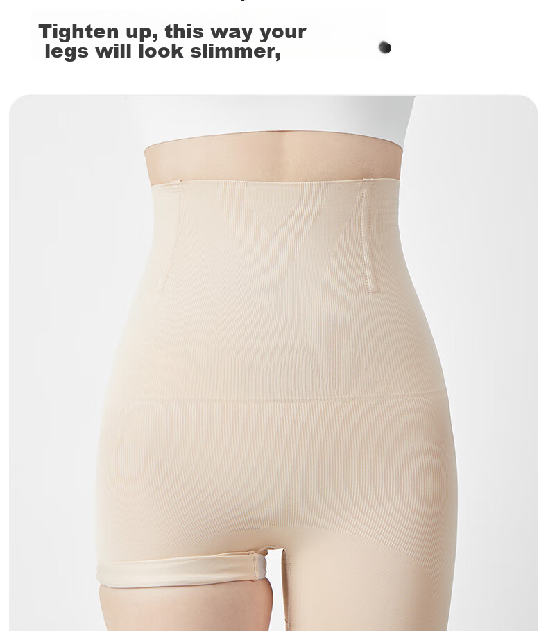 LUCKMEEY Tummy Control Shapewear Pants, Powerful Belly Slimming, Seamless Butt-Lifting High-Waist Thin Shapewear Shorts for Wome 27