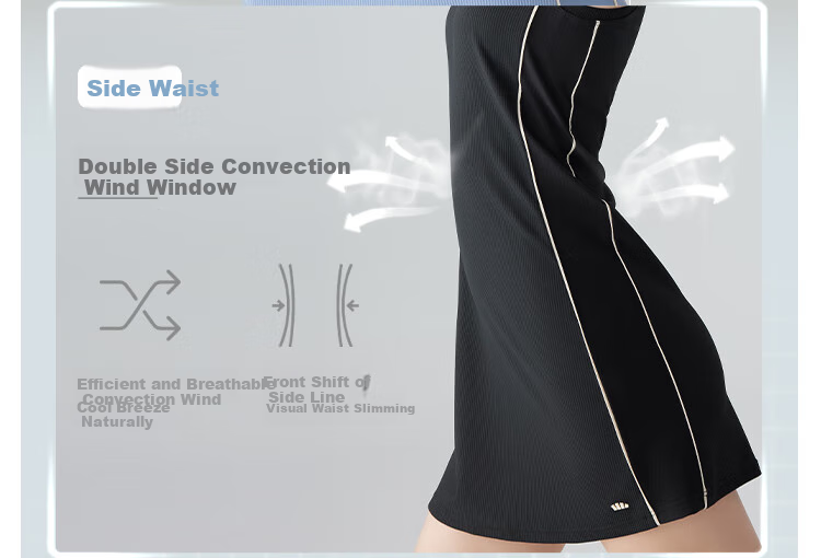 Beneunder Dress with Built-In Bra Pads, Spaghetti Strap Tank Dress, Sun Protection, Versatile Women's Clothing Skirt 13