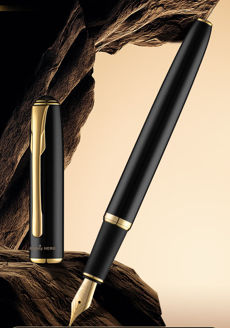 HERO Graduation Gift 3-in-1 Fountain Pen Signature Pen with Fine/Nib/Calligraphy Nib Graduation Student Birthday Gift for Men and Women E522 Moyun Elegant Collection Gift Box 5