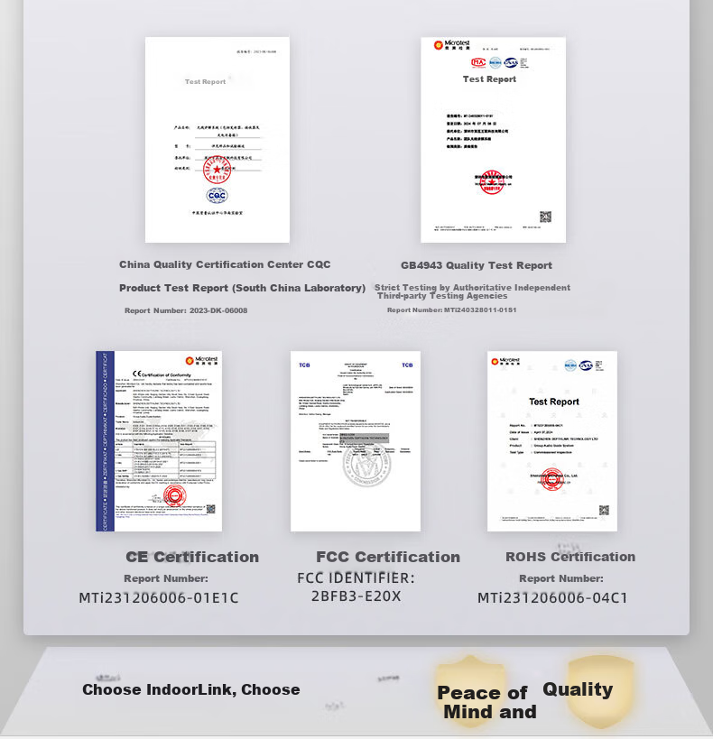 IndoorLink Wireless Tour Guide System for One-To Government And Enterprise Reception, Factory Tours, Exhibition Halls, Project Inspections, High-End Business Meetings, And Team Guiding 23