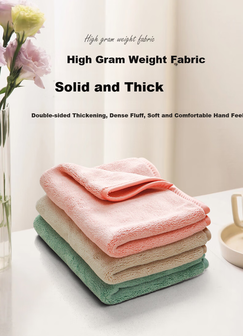 Mr Clean Double-Layer Thickened Household Cleaning Cloths Microfiber 20x30cm 3-Pack Kitchen Cloths Large Size Car Wash No Watermarks 1