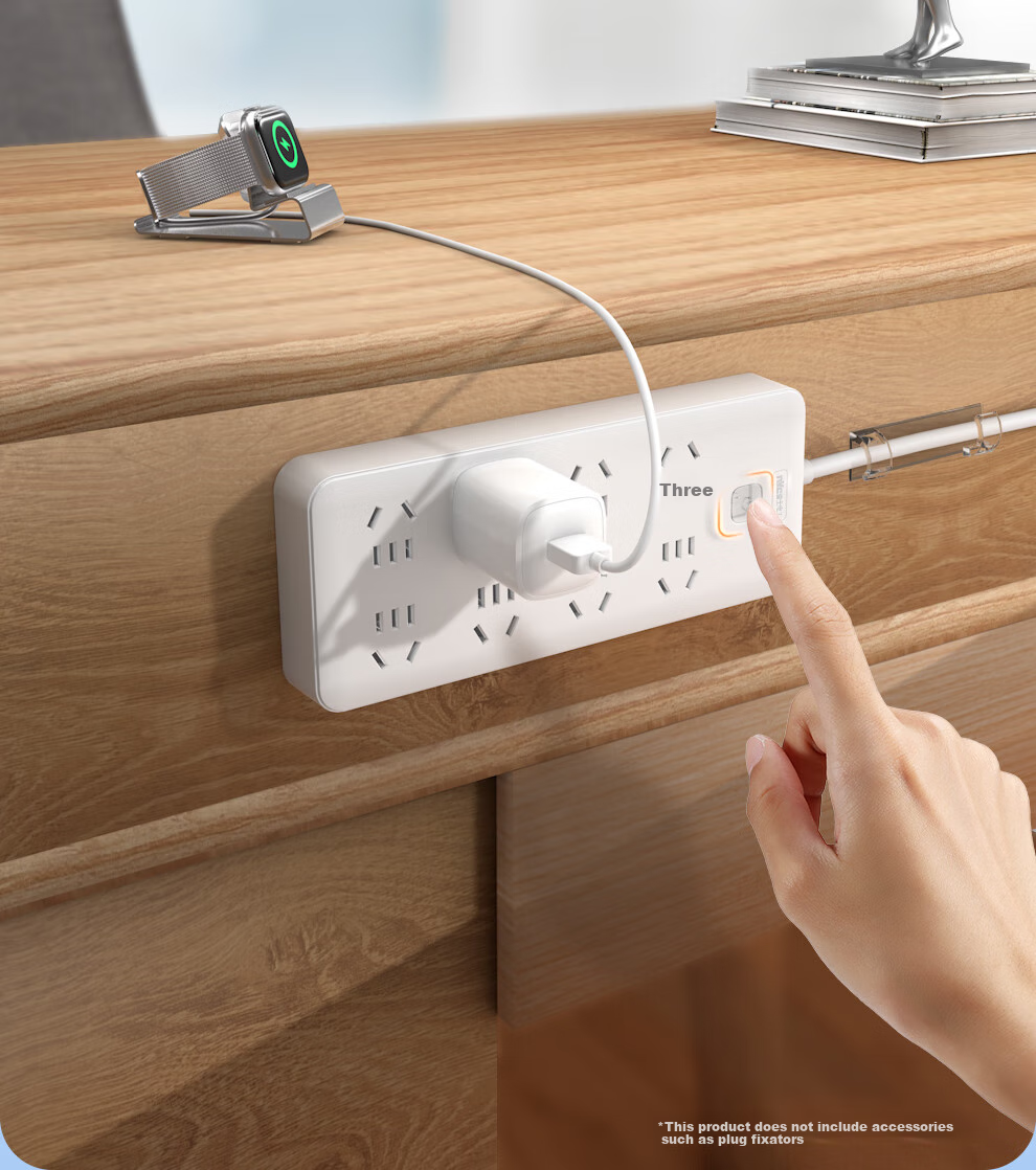 NVCleishidiangong New National Standard 8-Outlet 3-Meter Power Strip, Extension Cord, Socket Board, EP482 14