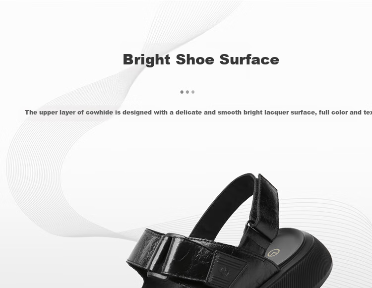 Goldlion Sandals for Men, Fashionable And Stylish Casual Shoes, Summer Outdoor Beach Shoes G542420029AAF Black Size 38 8
