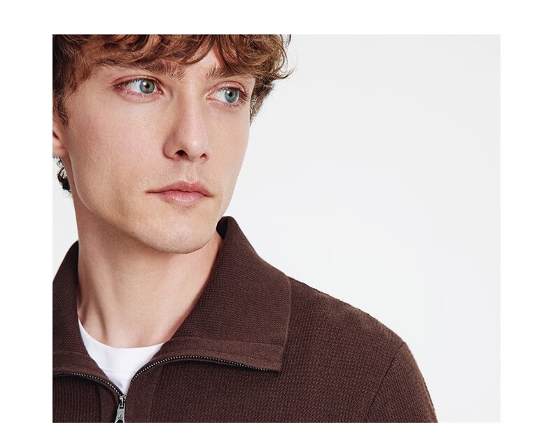Navikail Star Model Italian Small Sailboat Men's 25-Style Half-Open Collar Striped Casual Knit Sweater 1344045502 27