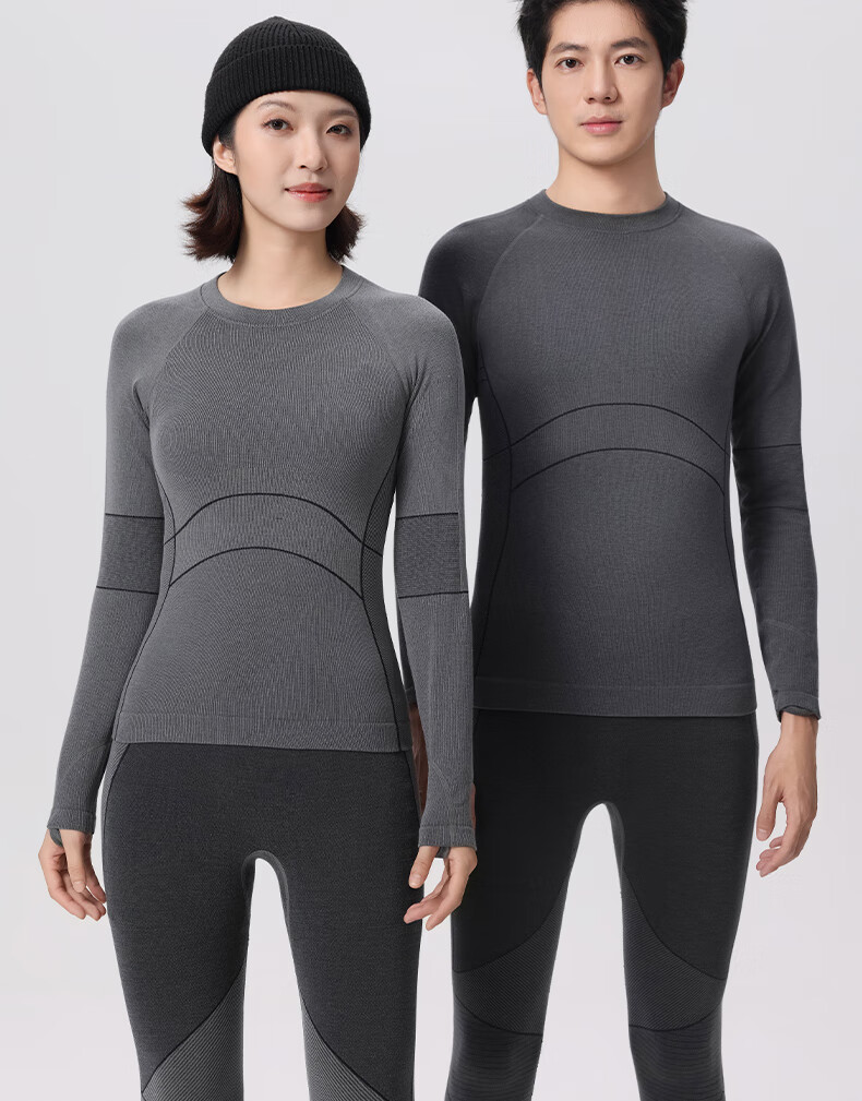 LangSha Outdoor Skiing Quick-drying Clothes Men and Women Functional Underwear Moisture-wicking Sports Mountaineering Running Warm Underwear Set 4
