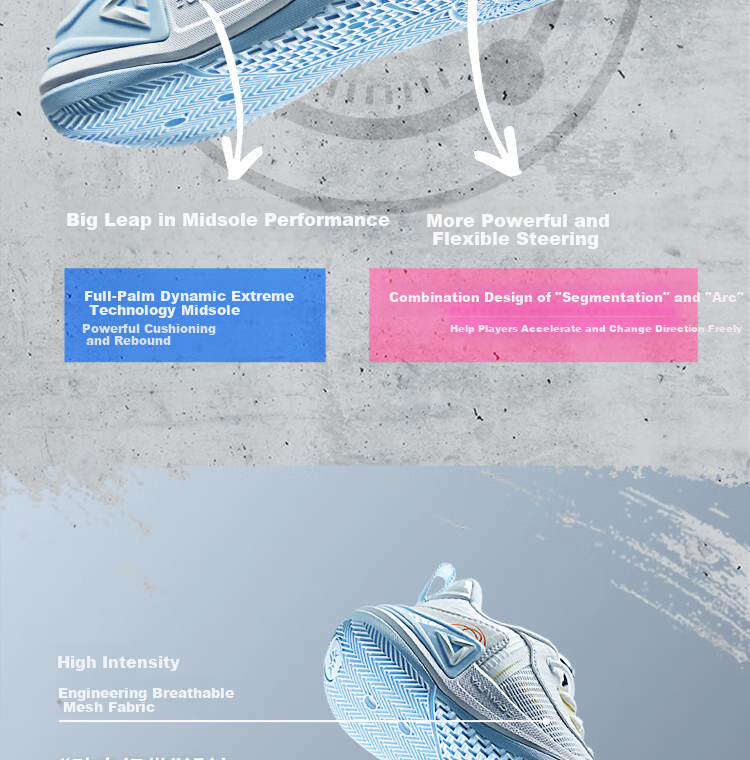 PEAK Taiji Youxia 2.0 Basketball Shoes for Women, Spring And Autumn Soft-Soled Shock-Absorbing Practical Basketball Shoes, Women's Sports Shoes DA410028 4