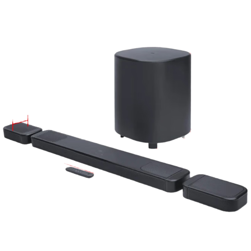 JBL Soundbar BAR 1000MK2 Speaker, TV Soundbar, 7.1.4 Dolby Atmos Home Theater Soundbar, Bluetooth Subwoofer, Smart Speaker for Home Use