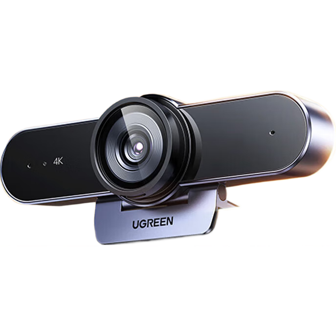 UGREEN 4K HD USB3.0 External Computer Webcam with 8MP Resolution, Dual Microphones, Auto Focus, Desktop Video Call for Office Meetings And Online Classes 55513