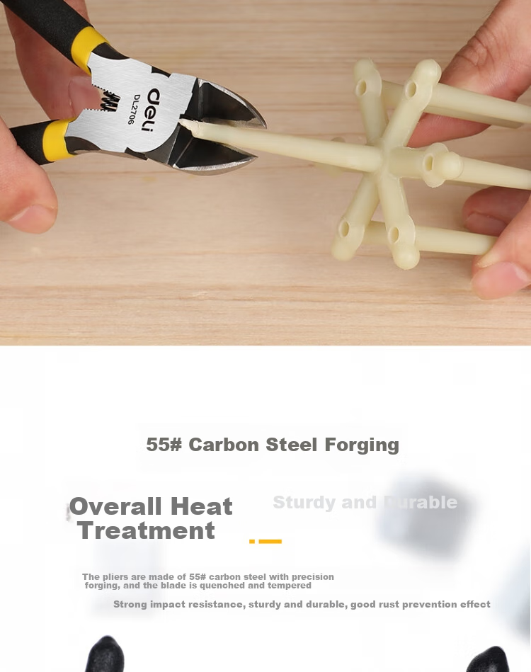 DELIGONGJU Deli 150mm Water Pipe Pliers DL2706 7
