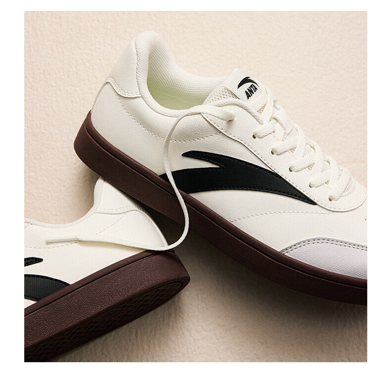 Anta Vitality Women's Skate Shoes Classic Thin Sole Low-Top Summer Breathable White Casual Shoes Mother's Day Gift 13