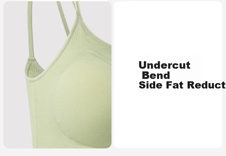Dushiliren Women's Camisole Tank Top, All-Season Bra with Built-In Pads, Solid Color Thin Style, Beautiful Back Design, Suitable for Outer Wear Or As Undershirt, Green, Size M 21