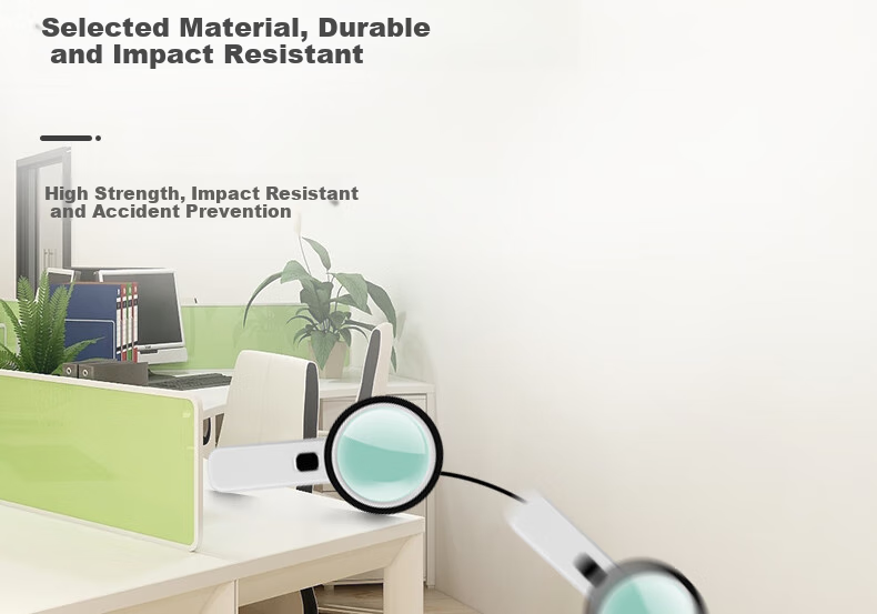 BIJIA Ultra-High Magnification Optical Handheld Magnifying Glass, White with LED Light, 100MM High-Definition Reading And Learning Magnifier for Authenticatio 9