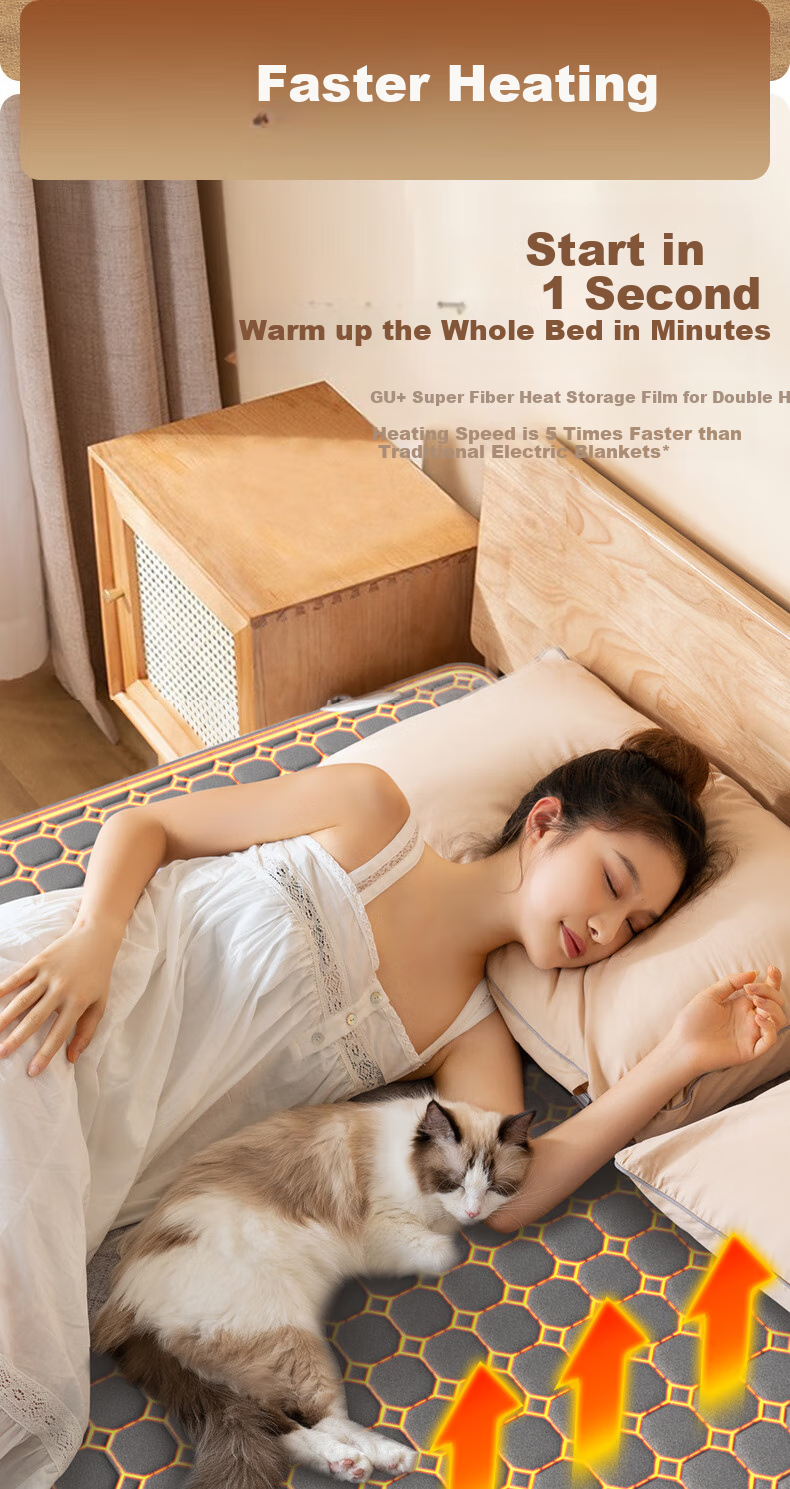 Huanding Water Heating Electric Blanket with Water Circulation for Single Person, Sold by JD, Waterproof And Leakproof, 1.2 Meters, 2026 New Model 4