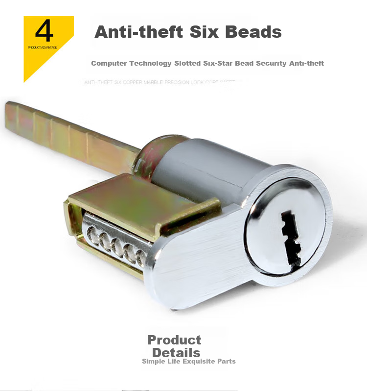 BLOSSOM Handle Lock, Interior Door Lock, Bedroom Wooden Door Lock, Brass Core Single Latch Door Lock, 5040-221 7