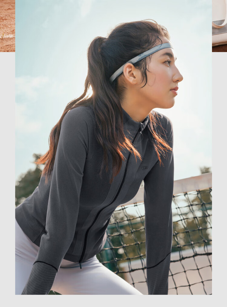 Beneunder Women's Half-Zip Slim Fit Sports Jacket Autumn Winter Breathable Quick-Dry Running Fitness Long Sleeve Warm HE004 3