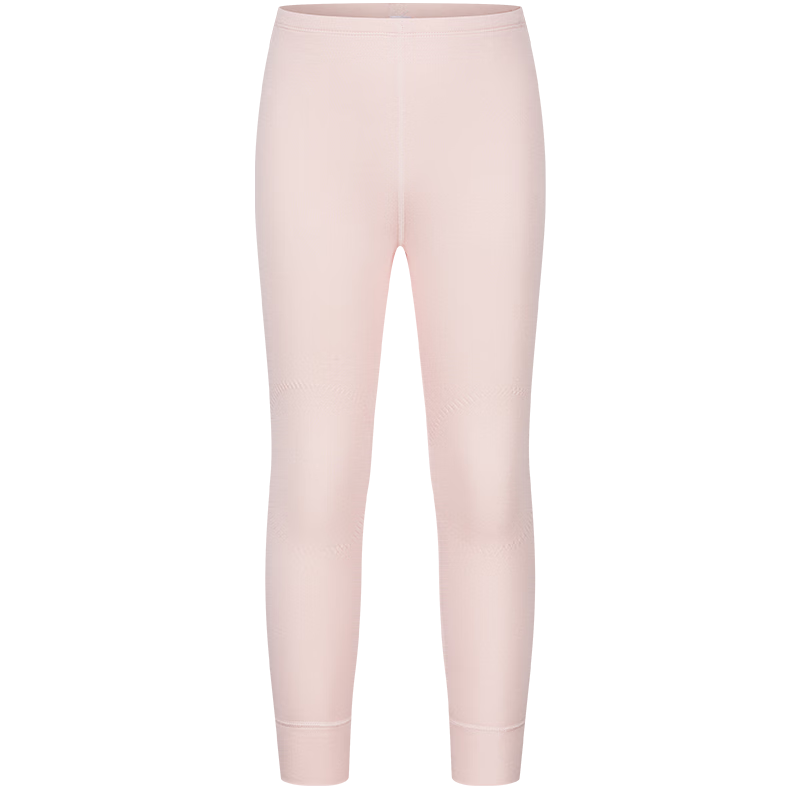 AIMER KIDS Little Heater [Double Warmth] Moisture-Absorbing Thermal Warm Underwear Girls Double-Layer Knee Pads Autumn Pants Pink Long Pants Size 140
