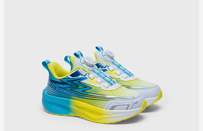 Tony the Pig Boys Running Shoes Lightweight Sports Sneakers Breathable Mesh Shock Absorption Youth Wide Fit Shoes with Dial Closure 9