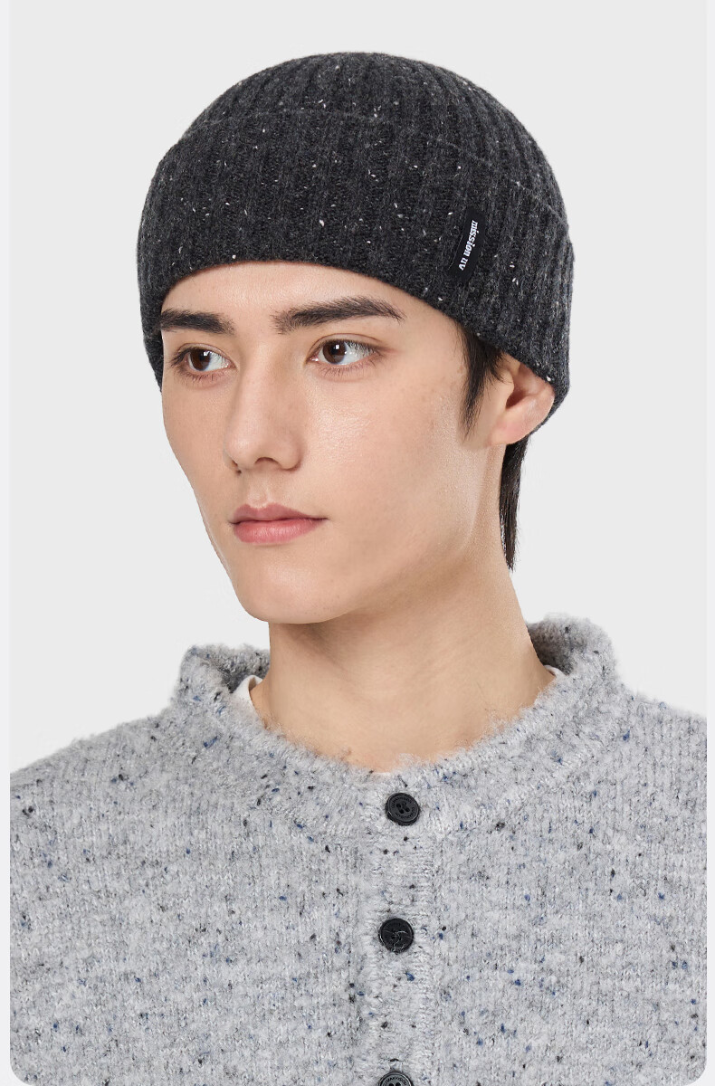 MISSION UV Pure Wool Warm Knit Beanie Cap Winter Outdoor Cold Weather Hat for Men 6