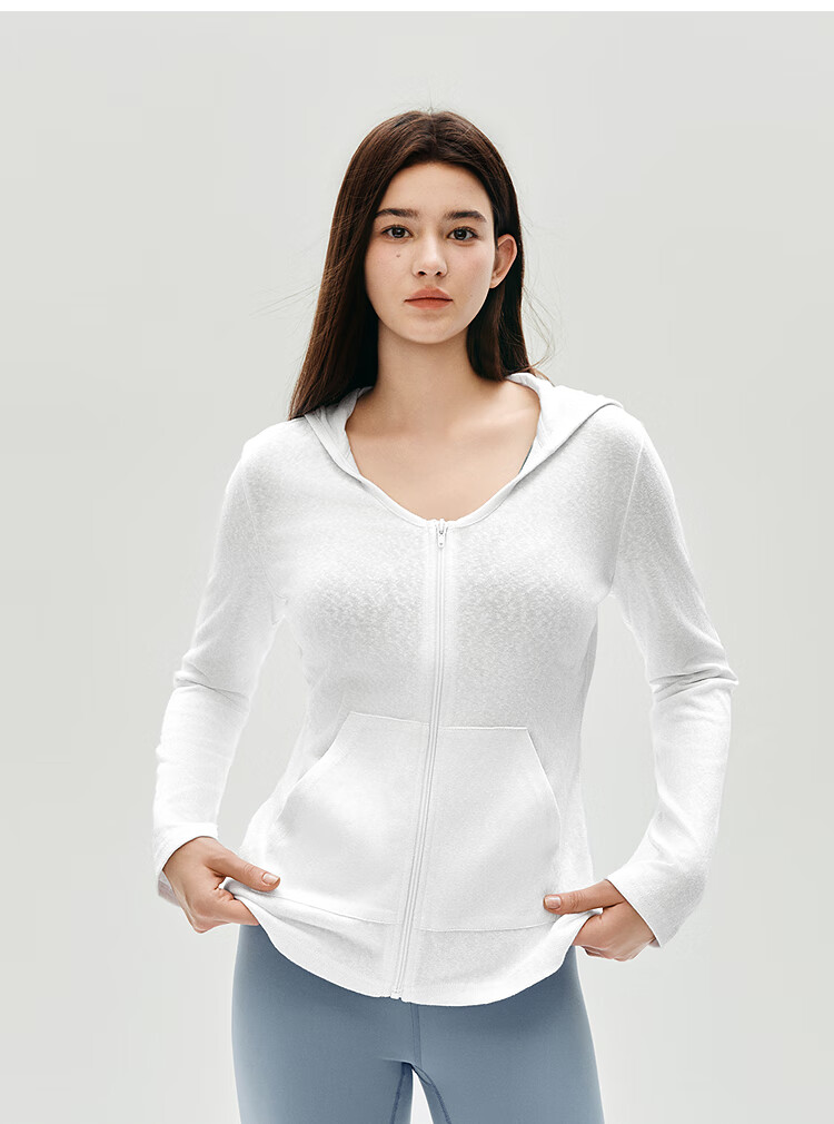 Semir Women's Autumn Textured Slim-Fit Hooded Jacket, 2025 Ins Trendy Clever Style Elegant Coat, 10A525108003 5