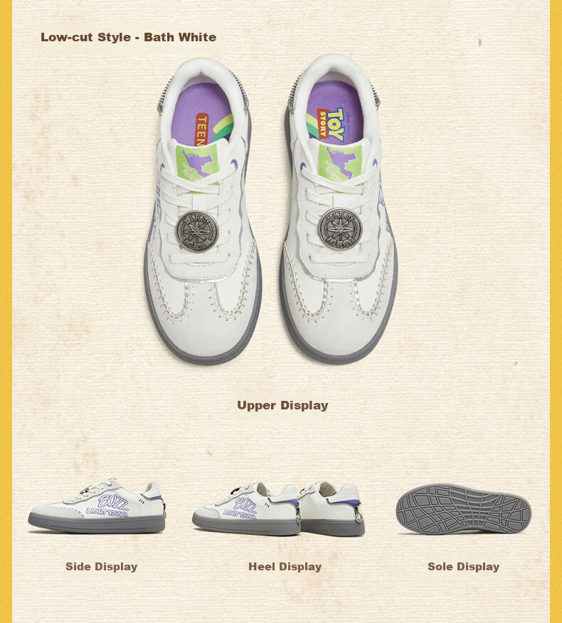 Tianmeiyi Hou Minghao Recommended Toy Story Collaboration Handmade De Xun Strawberry Bear Pink Unisex Sports Sneakers 22