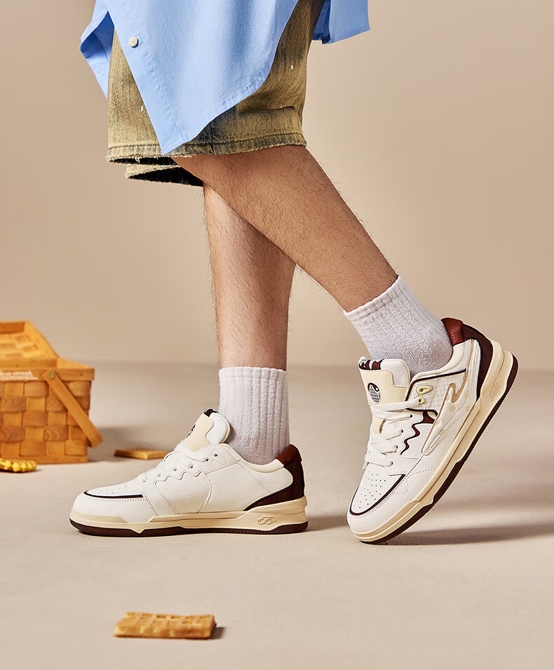 ERKE Men's Skateboard Shoes, Summer New Style Breathable Versatile Casual Shoes Comfortable Sneakers | Wushuang 3.0 - Waffle 14
