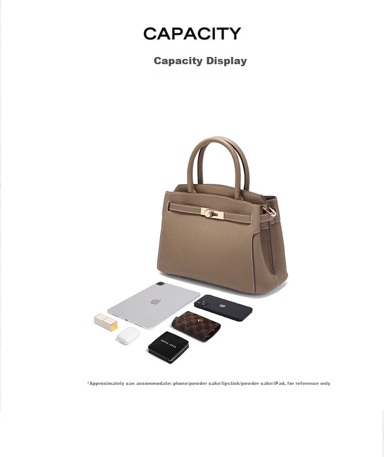 Belle Mother's Day Gift for Women, Gold-Plated "Golden Years" Platinum Bag for Mom, Lychee Pattern Wedding Bag X7257AX5, Racing Red 17