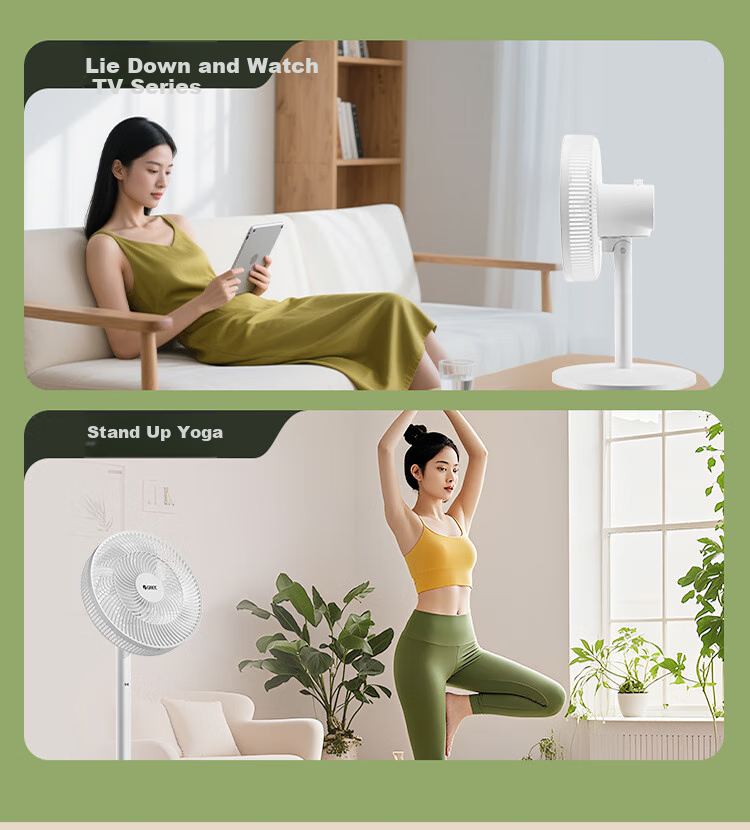 GREE [Remote Control] Seven-Blade Quiet Standing Electric Fan, Home Soft Wind Floor Fan, Desktop Fan, High Air Volume Energy-Saving Dormitory Electric Fan FS-3015Bh7 13