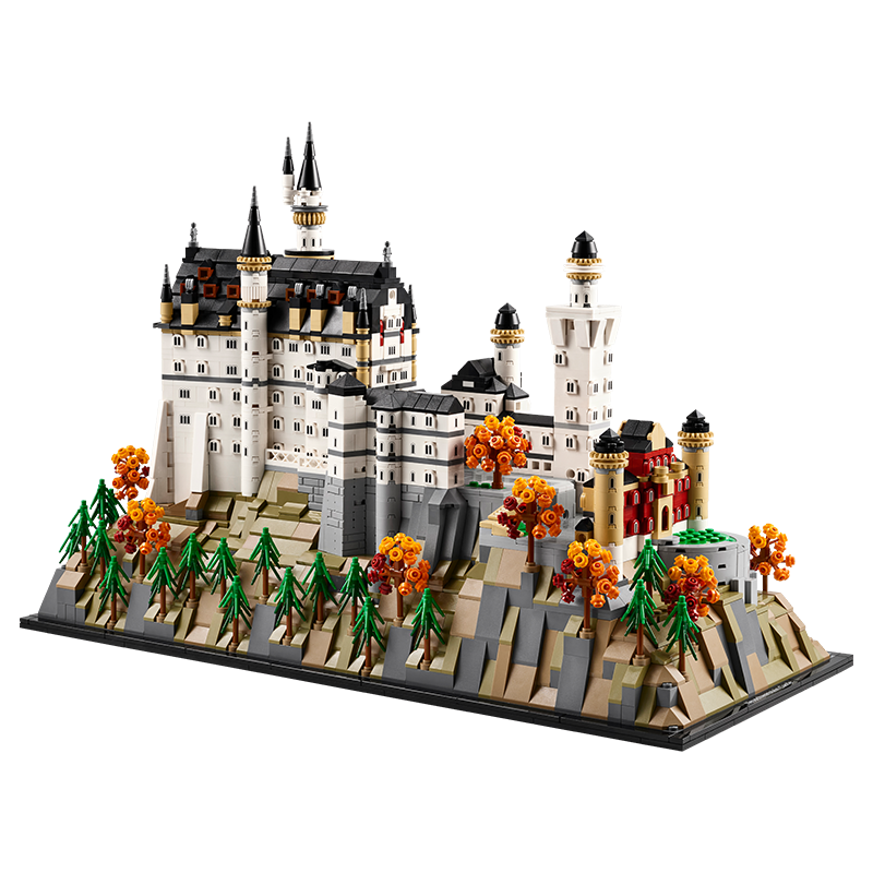 LEGO Building Series 21063 New Swan Castle Toy for Boys and Girls Mother's Day 520 Gift Home Decoration