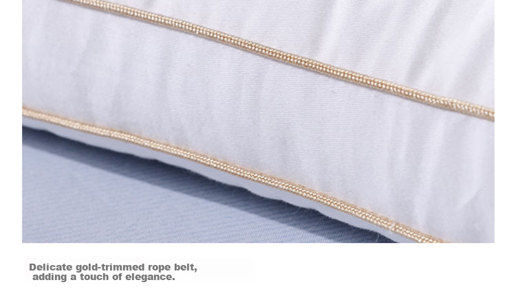 FUANNA Home Textile Pillow, Anti-Mite And Antibacterial Pillow Core, Washable, Low Pillow, Pure Cotton Fabric, Hotel Pillow Core, 70*45cm, M 12