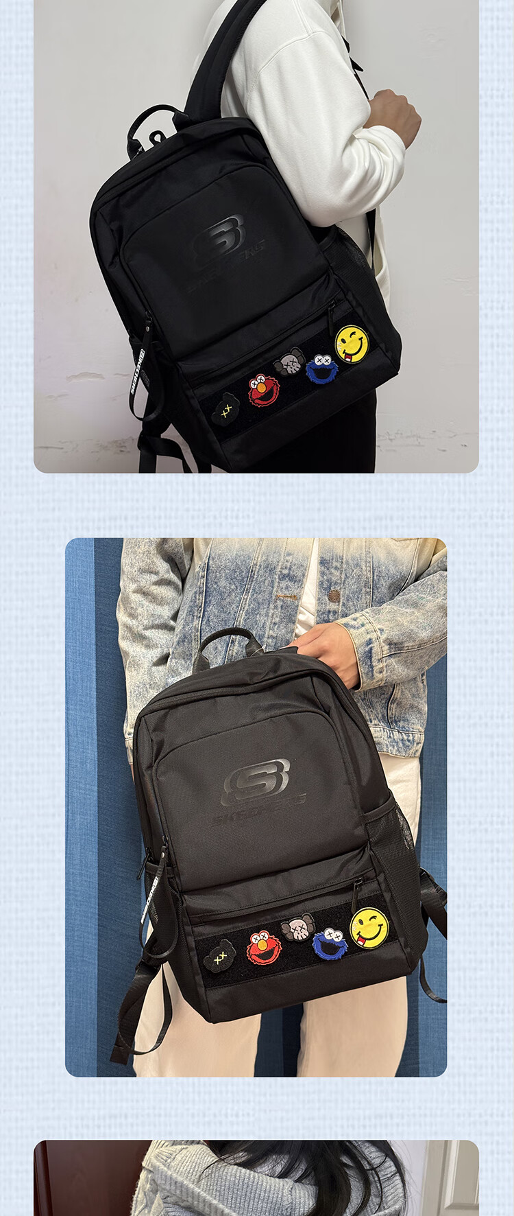 Skechers Racing Red Large Capacity DIY Travel Commuter Laptop Backpack for College Students, High School Boys and Middle School Girls 2