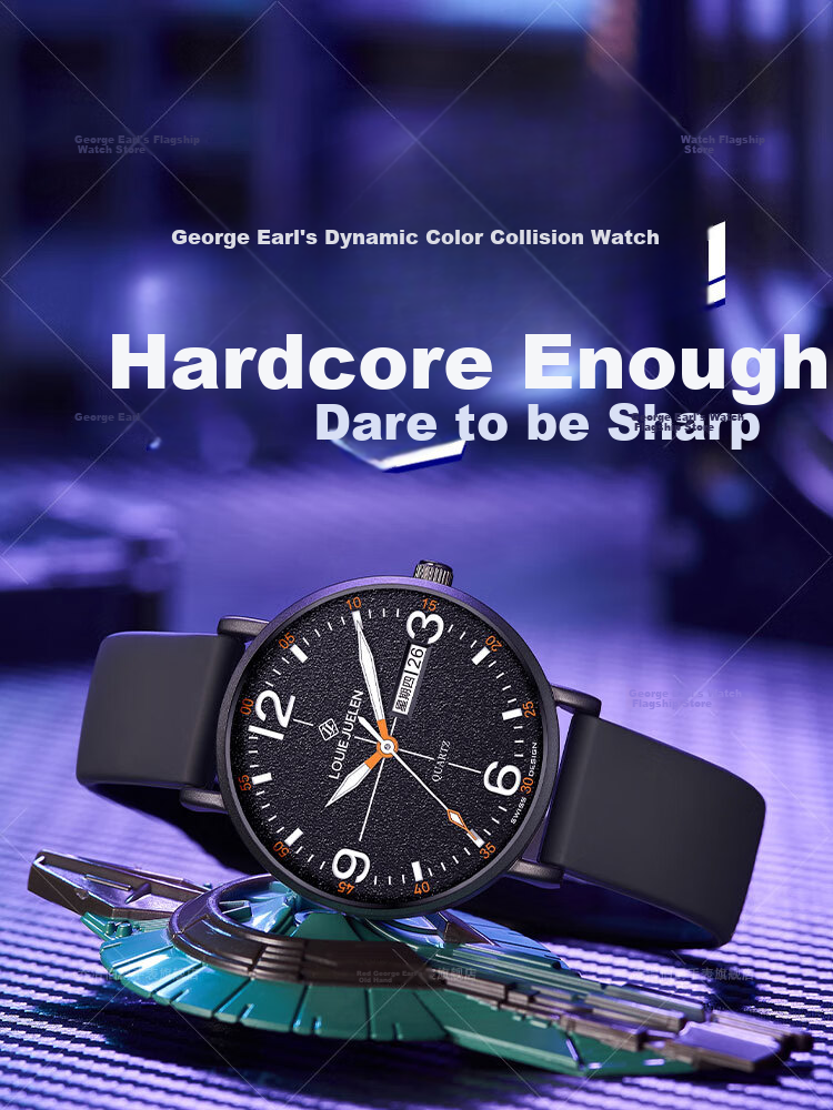 GEORGCOUNT Watch for Men, 2025 New Model, Specially Designed for Middle And High School Students' Exams, Suitable for Top Students, Civil Servants, Postgraduate Entrance Exams, Quiet Operatio 2
