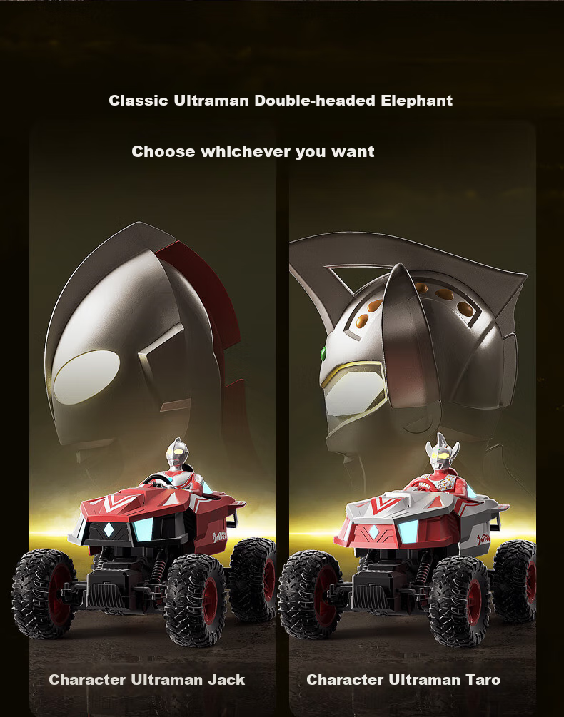 LIVING STONES Classic Ultraman Remote Control Car Tank with Gesture Sensing, Four-Wheel Drive, And Shooting Function - Children's Toy, Birthday Gift for Boys 11