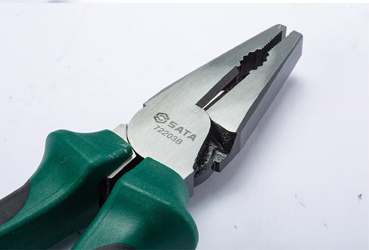 SATA 8" Effort-Saving Steel Wire Pliers 72203B 5