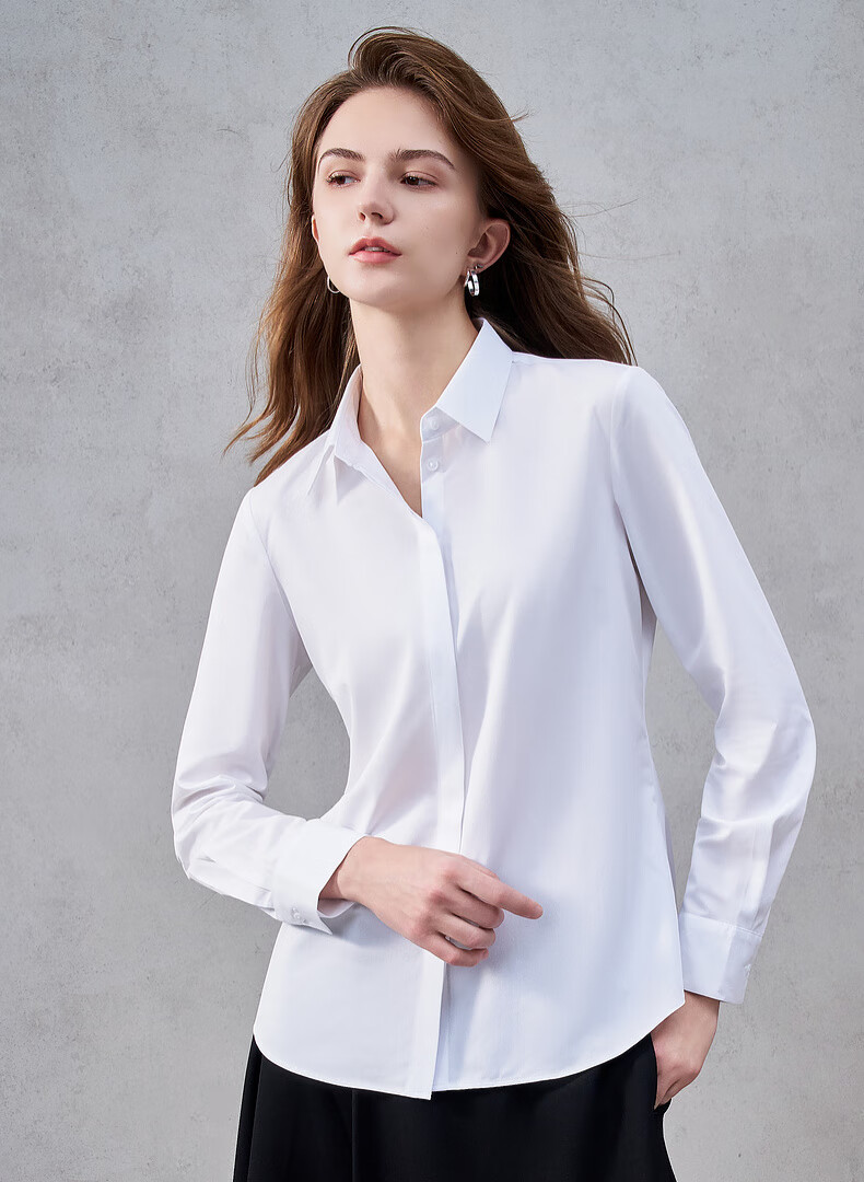 G2000 Women's Long Sleeve Shirt with Bowknot/Modal Stretch, Same Style as Department Store, Suitable for All Seasons 1