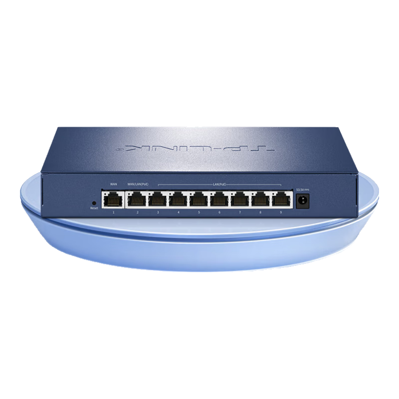 TP-LINK 2.5G PoE·AC Integrated Enterprise-Grade Router Compatible with TP-LINK Wifi7 AP Panel, 9 Ports 2.5G TL-R5009PE