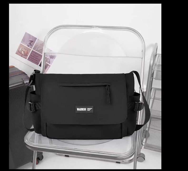 Huili Canvas Shoulder Bag for Men, 2025 New Style, Portable Large Capacity Commuter Casual Crossbody Bag for Me 17