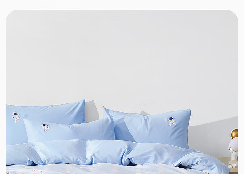 Mercury Home Textiles 100% Cotton Pure Cotton Baby Infant Class A Antibacterial Duvet Cover Single Bedding Quilt Cover 200x230cm 3