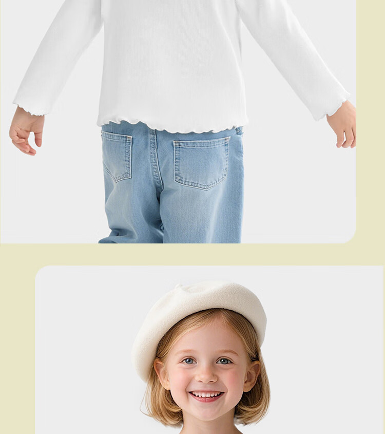 Badibadi Autumn Winter Baby Girls Knitted Cardigan Jacket Stylish Versatile White Coal Snowball Size 80 4