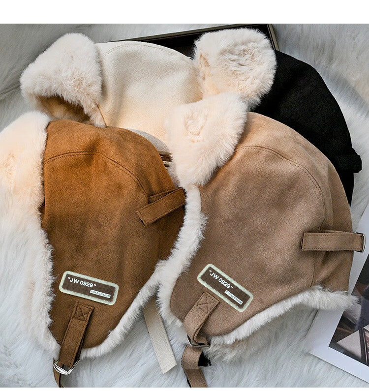 XUEXIMAN Women's Winter Retro Fashion Fleece Lined Outdoor Ear Protection Warm Bucket Hat 10