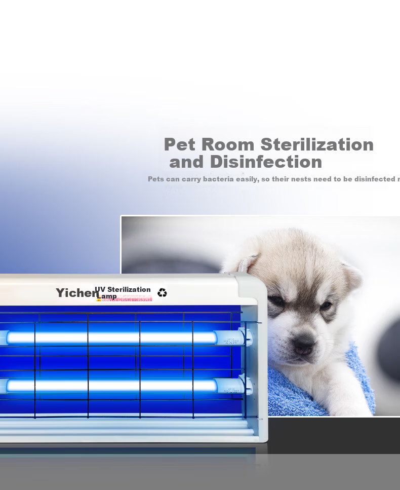 Yichen Suspended UV Disinfection Lamp, Factory Sterilization Light, Canteen Deodorizing And Mite-Removing Lamp, Home Ozone UV Tube Light 16