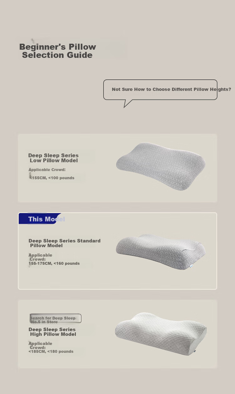 AiSleep Type B Adult Cervical Pillow, Memory Foam Pillow Core, Sleep Pillow, Neck Memory Pillow 10