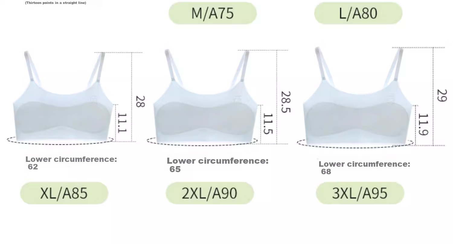 LangSha Girls' Underwear for Puberty, Thin Style Bra for 12-Year Olds, Elementary School Students' Children's Bra for 10-Year Girls, First Stage Camisole 9