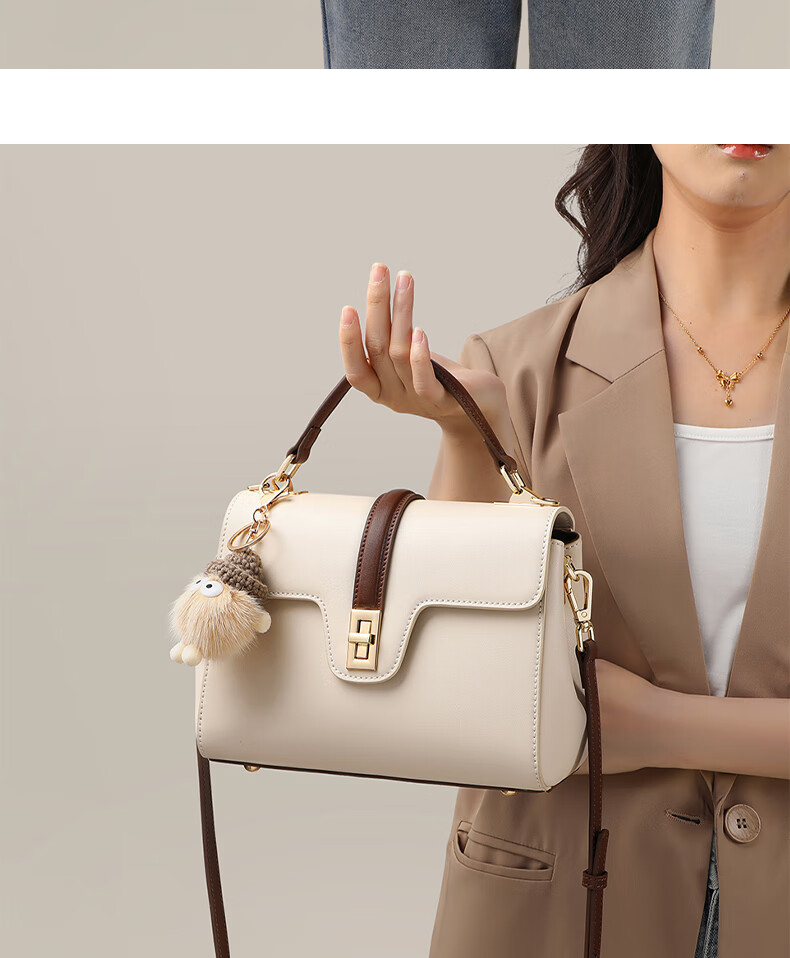 Love Sea Women's Leather Crossbody Handbag Tote Commuter Bag Luxury Brand Birthday Christmas Gift for Girlfriend 3
