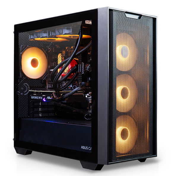 ASUS All-In Gaming PC with I5-14600KF, RTX5060Ti, 16GB DDR5 RAM, 1TB SSD, Water-Cooled, for E-Sports Gaming And Designer Workstations