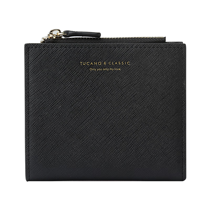 TUCANO Women's Handbag, 2026 Wallet, Short Card Holder, Two-In Genuine Leather Billfold, Birthday And 520 Gift for Wife