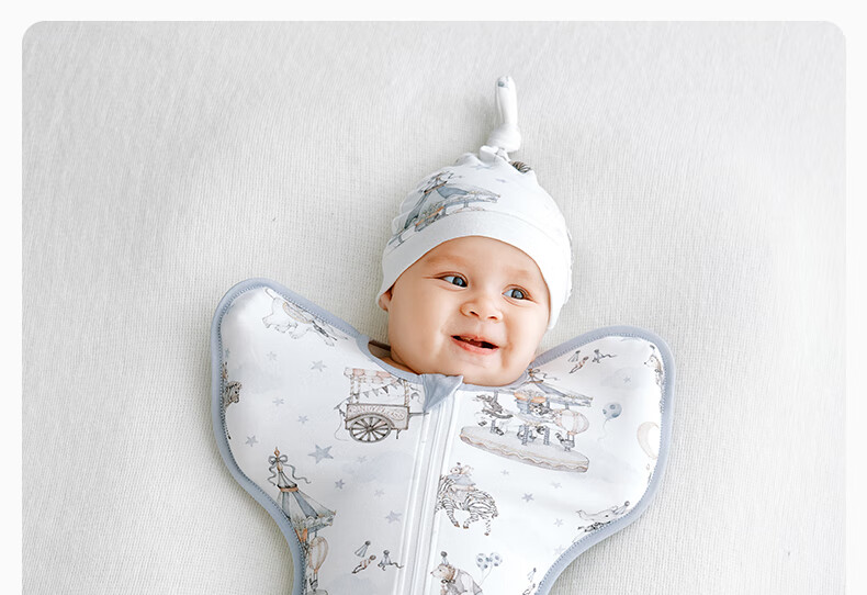BUBBLE TREE Baby Anti-Startle Sleeping Bag Swaddle Sack for Newborns Infant Sleep Sack 18