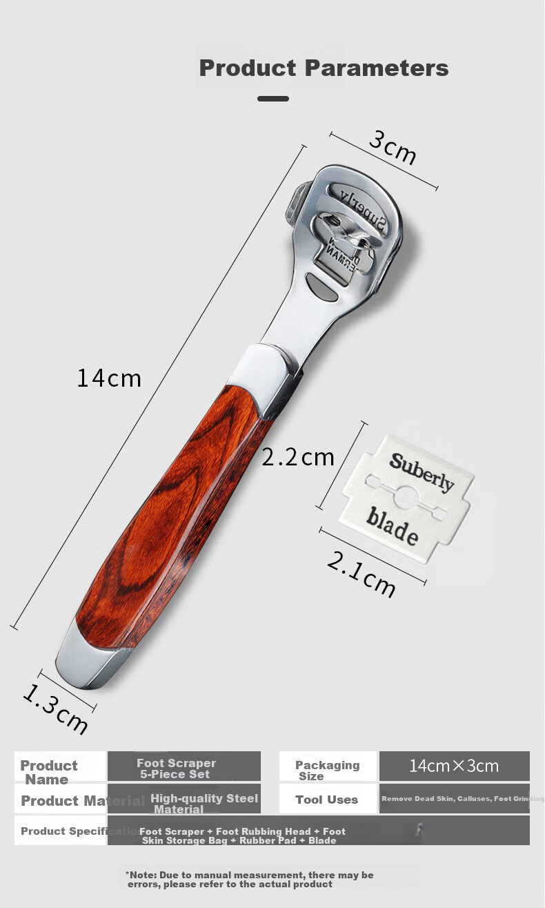 Xingfutang Nano Glass Foot File, Pumice Stone, Pedicure Tool, Dead Skin Remover, Callus Remover for Heel And Foot 7