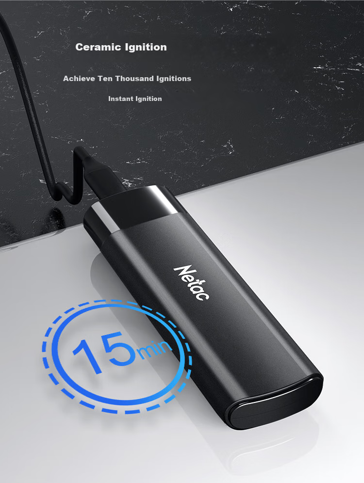 Netac M.2 NVMe/SATA Dual-Protocol External Hard Drive Enclosure, USB3.1 Interface, SSD External Case, Laptop M.2 Enclosure, WH61 CtoA 9