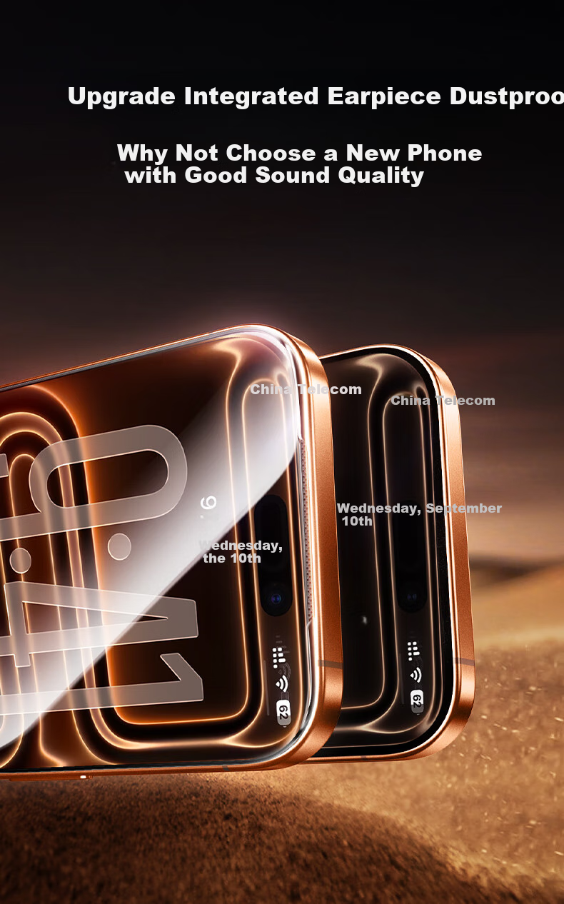UGREEN Tempered Glass Screen Protector for IPhone 16 Pro Max, Full Coverage High Definition Anti-Fingerprint Anti-Drop Ultra-Thin Easy Installation Protective Film for IPhone 16 Pro Max 13